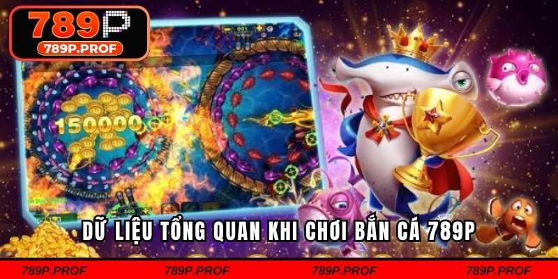 Dữ liệu tổng quan khi chơi bắn cá 789P